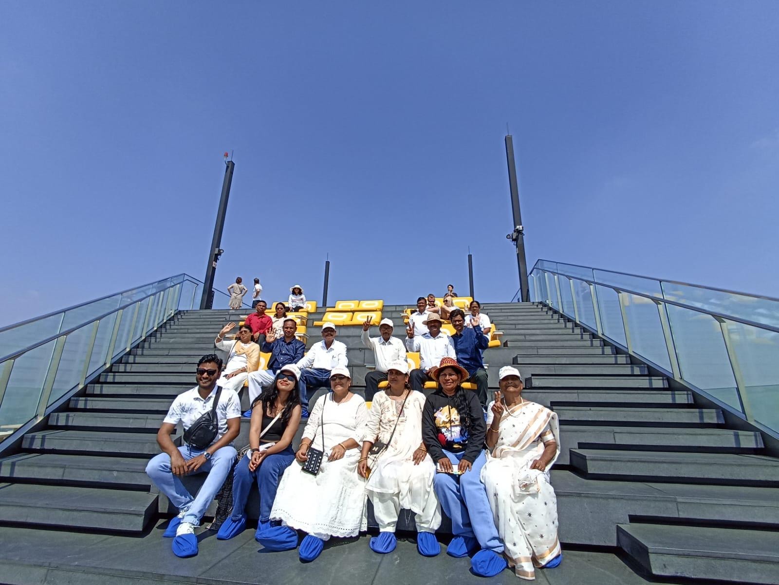 Group at Mahanakhon Skywalk Bangkok